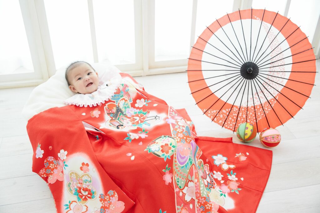 小松市でお宮参り・百日記念撮影はPhoto Studio AOI